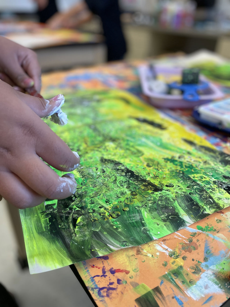 How to Make Painted Paper – Art With Mrs. E