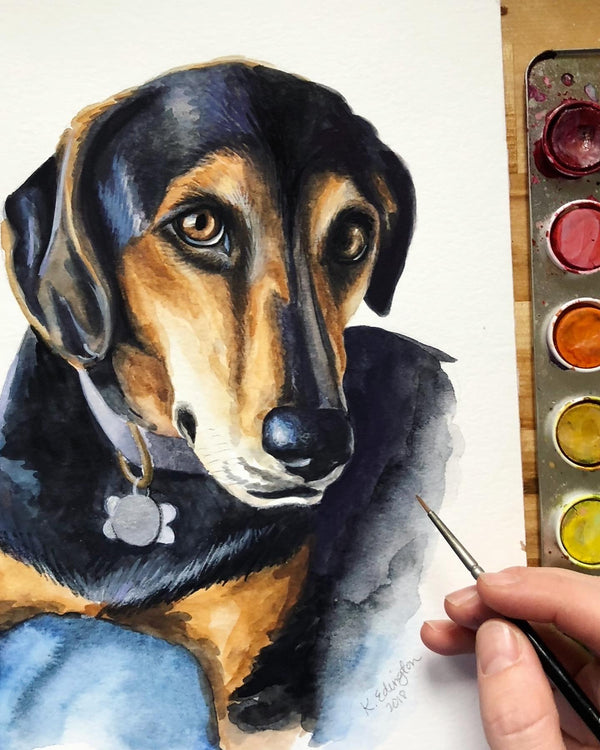Watercolor Pet Portrait (Recorded Online Course)