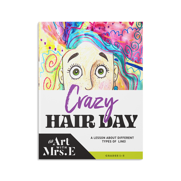 Crazy Hair Day | Art Lesson | Digital Download