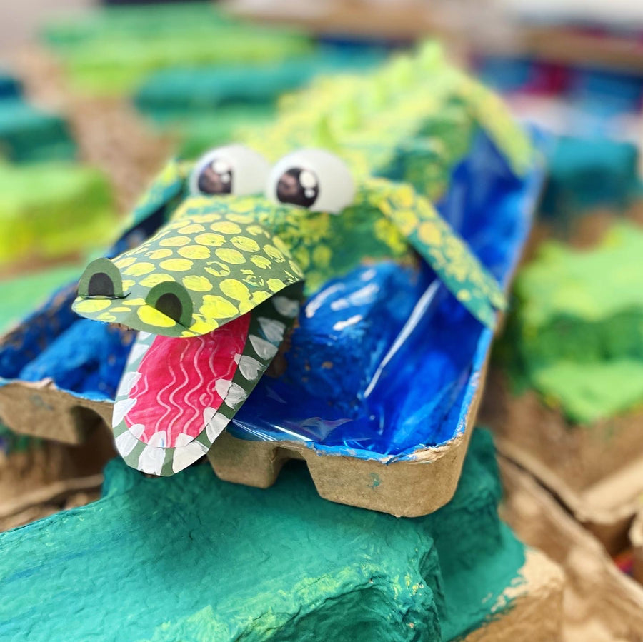 Cardboard Alligators – Art With Mrs. E