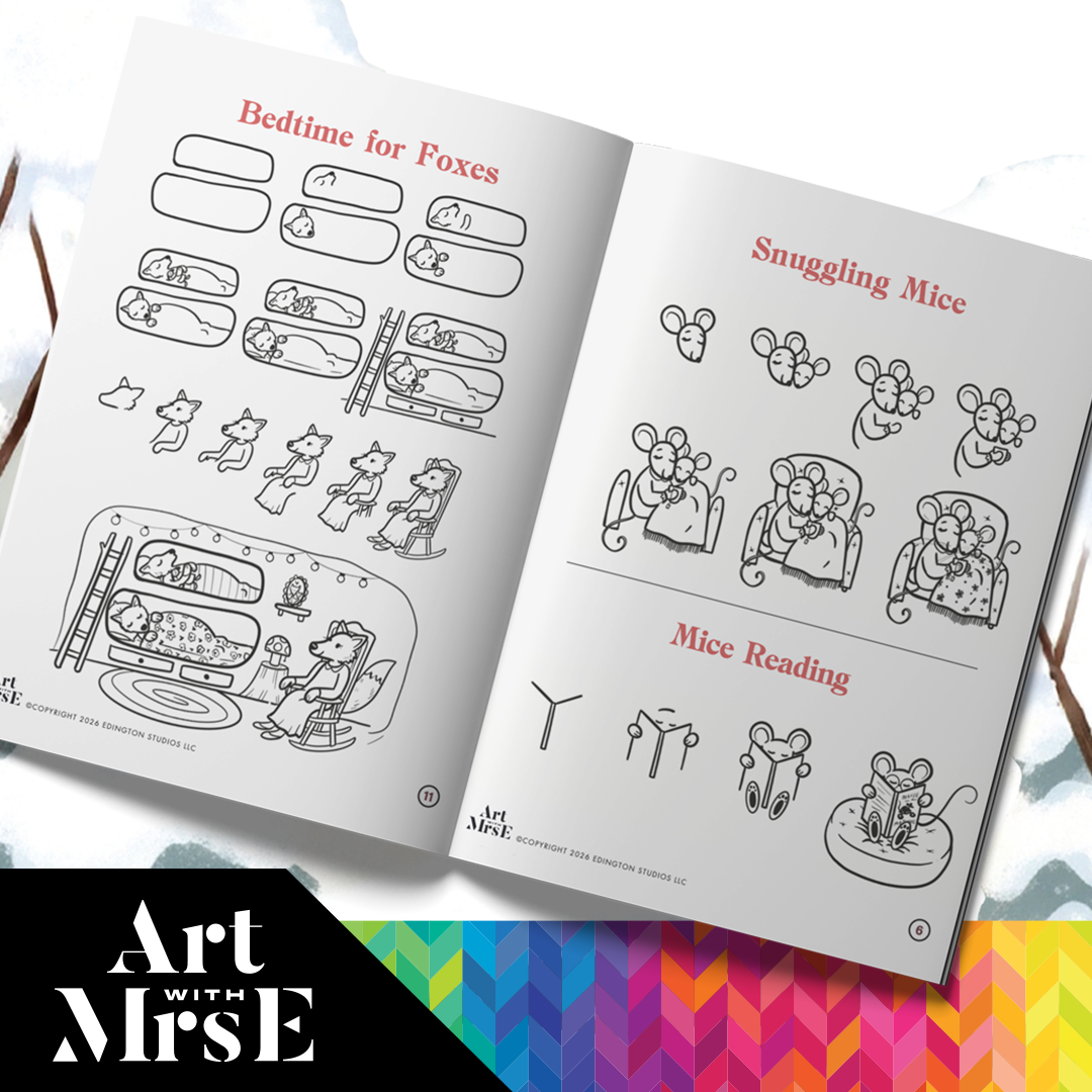 Cozy Underground Animals Drawing Guide!