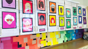 Diverse Famous Artist Posters for the Art Room