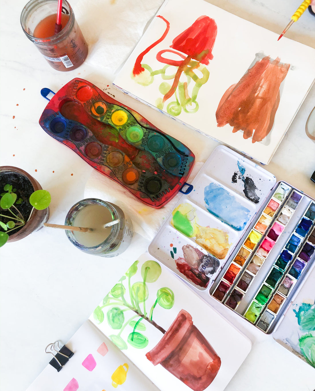 11 Ways To Encourage Kids to Create Art on Their Own