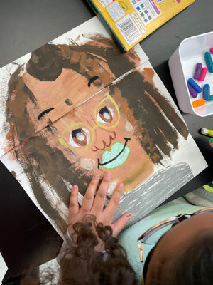 The Real Me Art Lesson: Celebrating who we are on the inside!