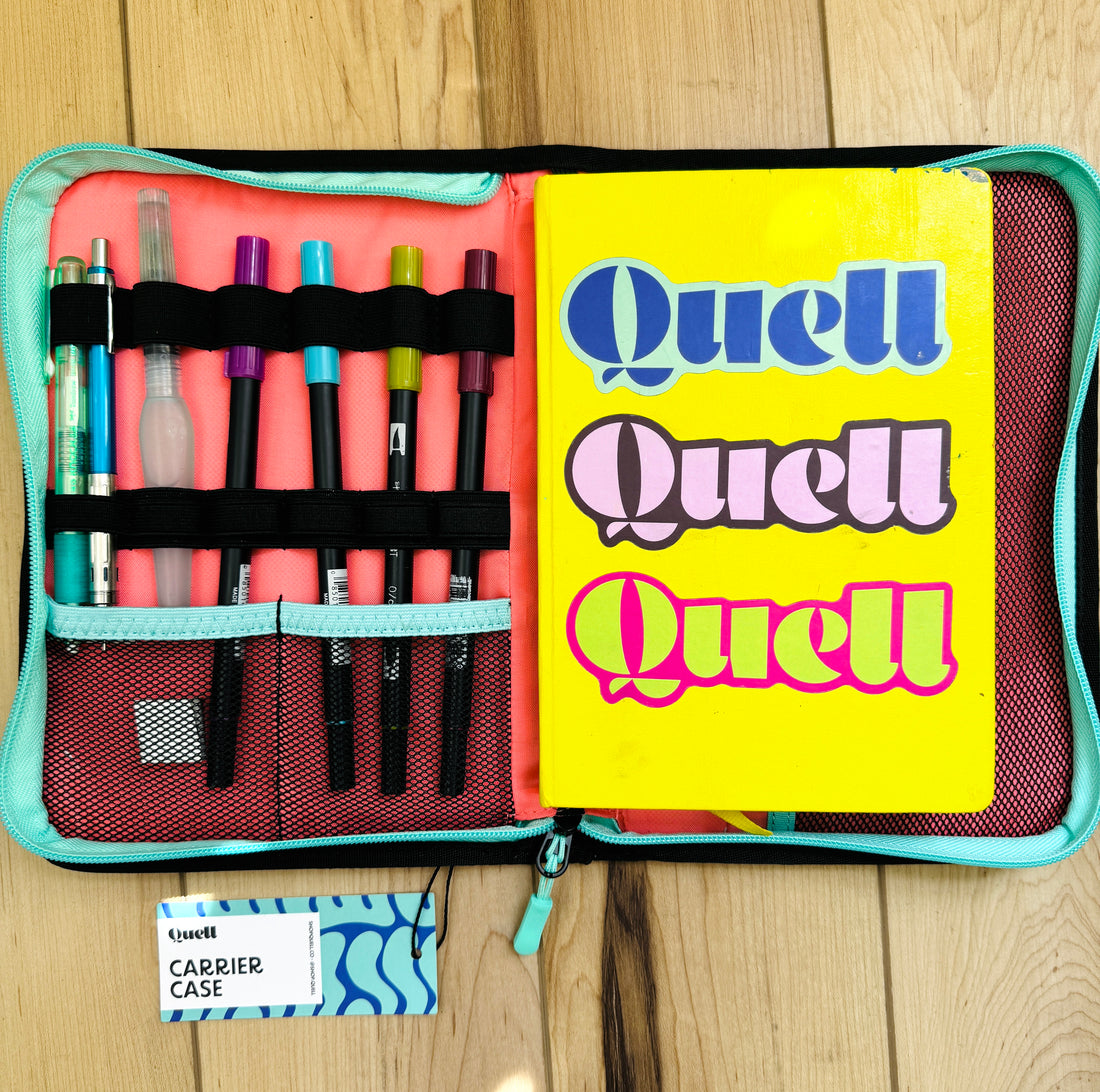 What's in my Quell Case: My Favorite Art Supplies to Take on the Go!