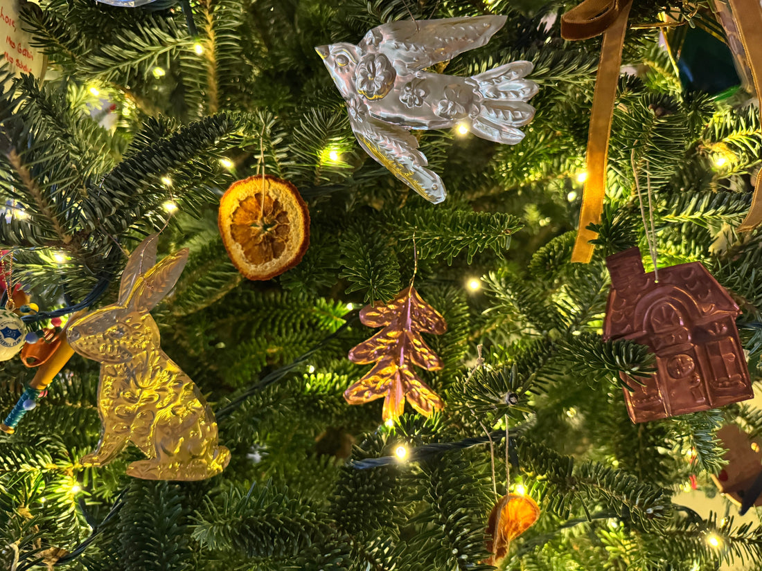 How to Make Festive Foil Embossed Ornaments