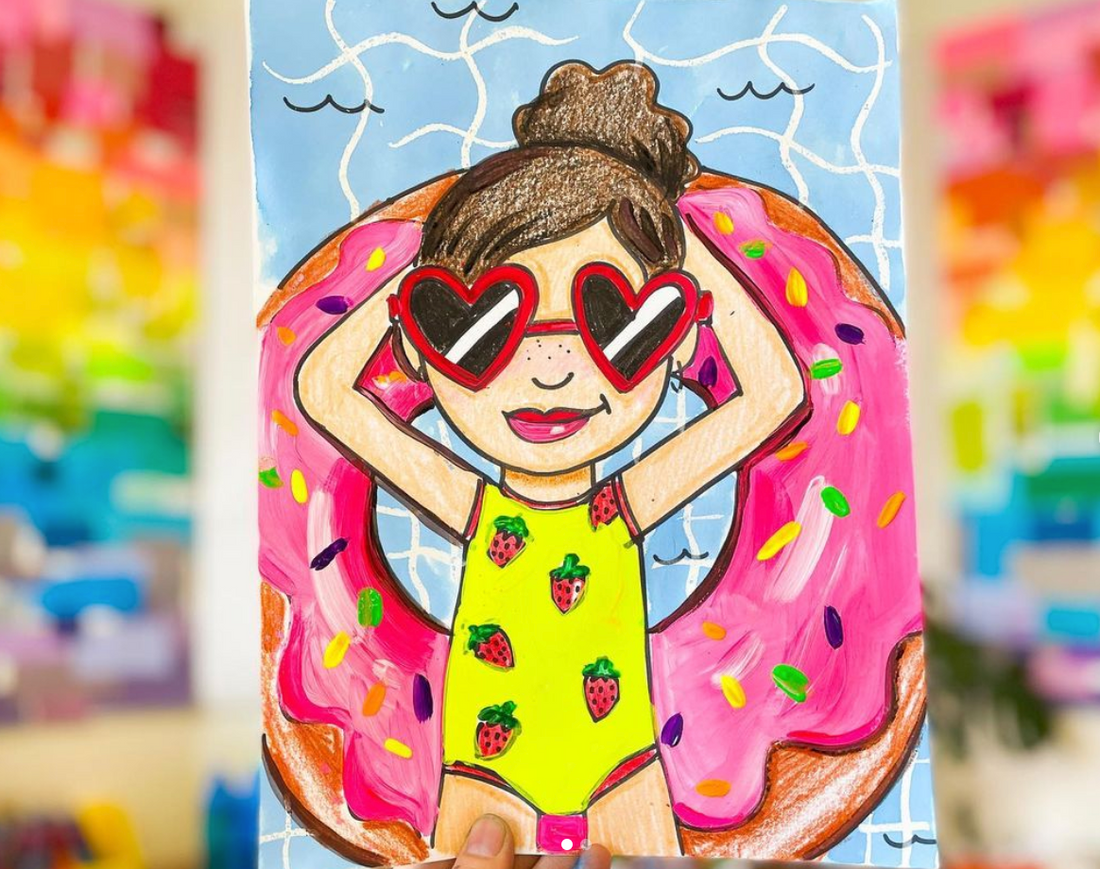 Summer Self Portraits: The Perfect Art Lesson to End the School Year!