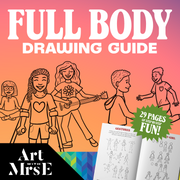 Full-Body Drawing Guide for Kids | Digital Download