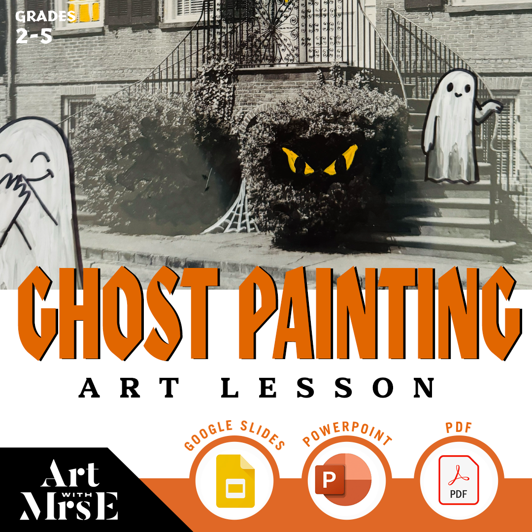 Ghost Painting Project | Digital Download – Art With Mrs. E