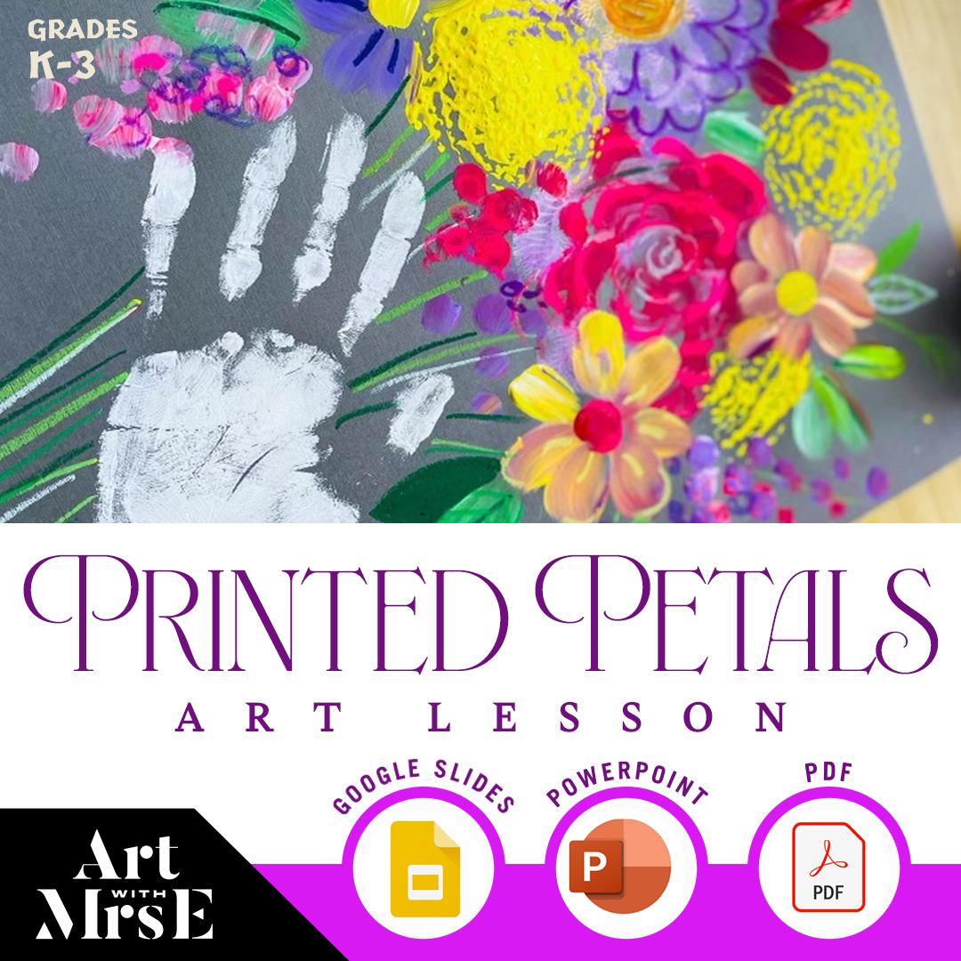 Printed Petals | Digital Art Lesson