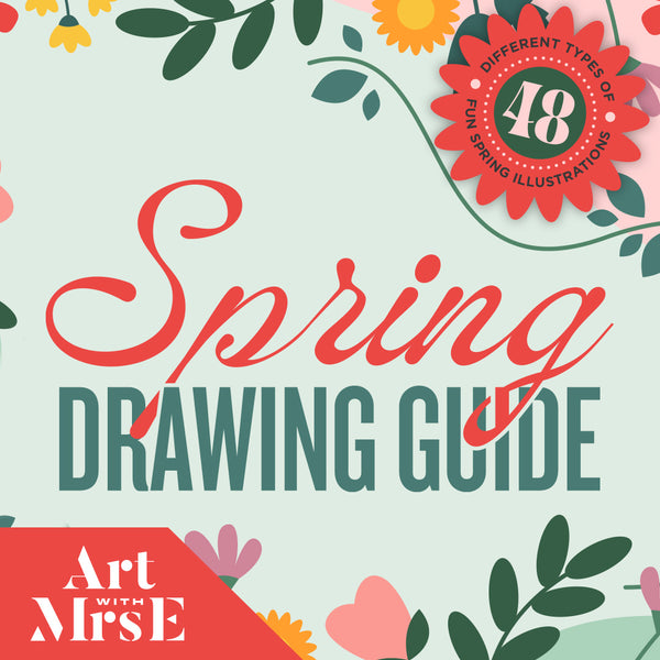 Spring Guides Design Spring Drawing Guide | Digital Download – Art With Mrs. E