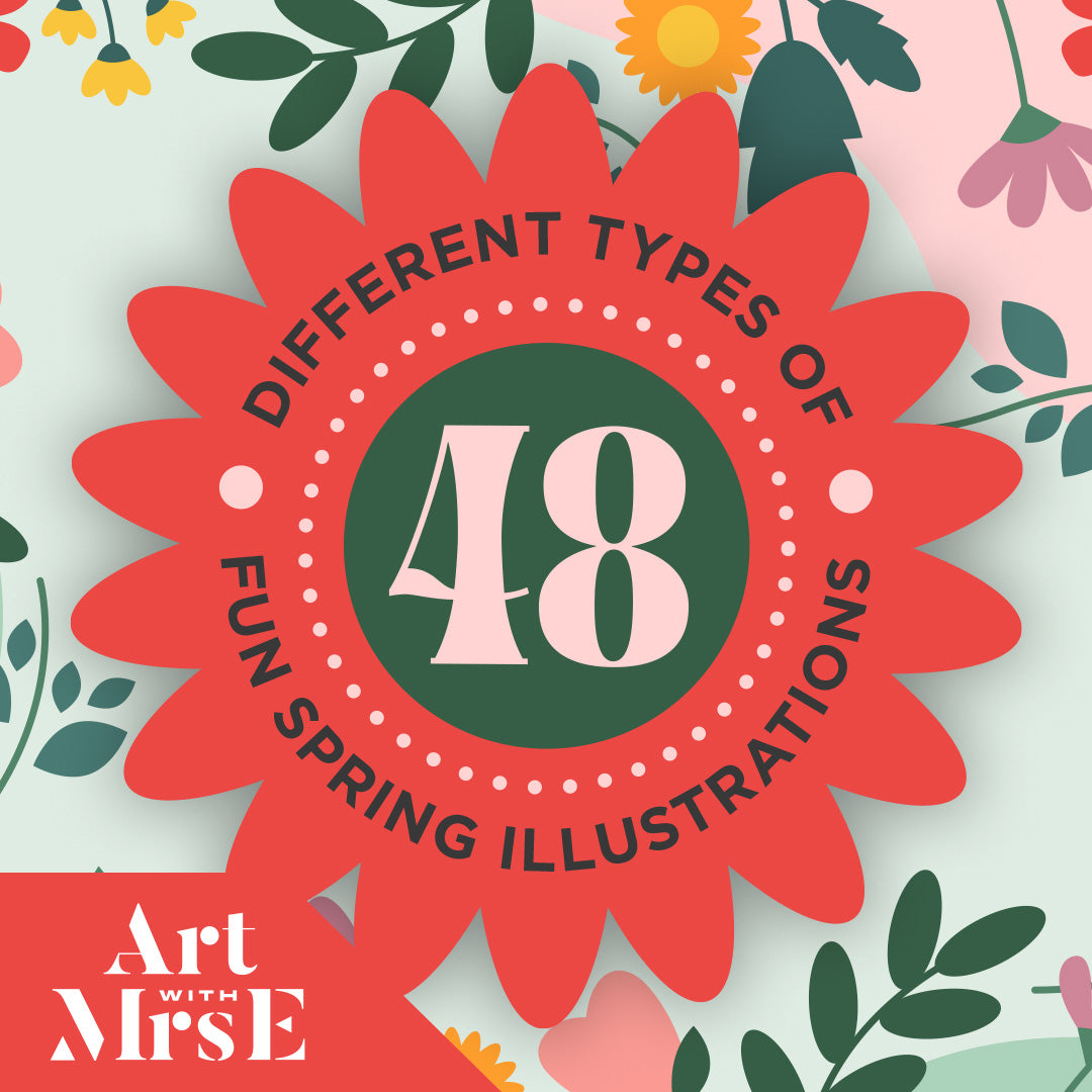 Spring Drawing Guide | Digital Download – Art With Mrs. E