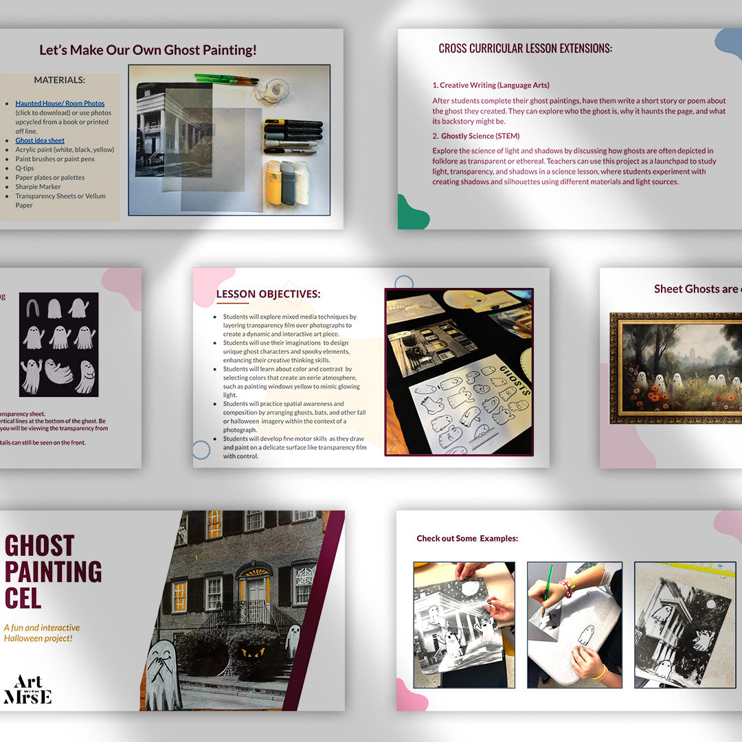 Ghost Painting Project | Digital Download – Art With Mrs. E