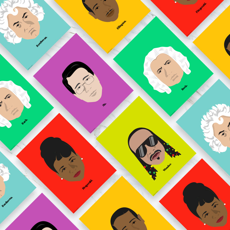 Famous Musicians Vector Famous Musicians Bundle | Digital Download – Art With Mrs. E