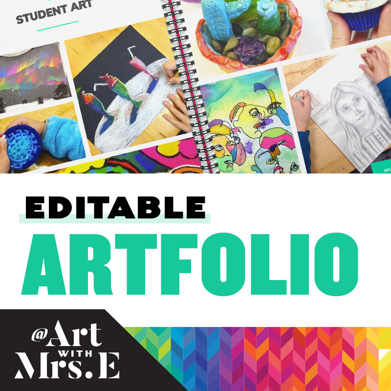 Editable Art Portfolio | Google Slides