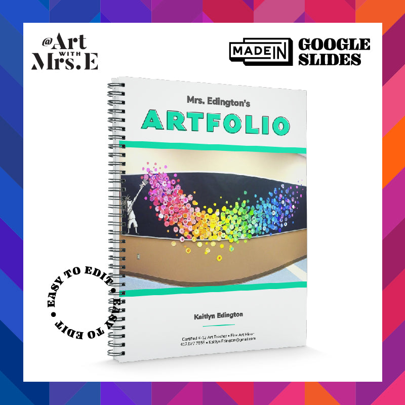 Editable Art Portfolio | Google Slides