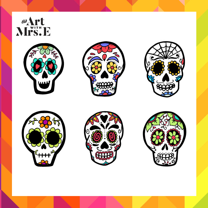 Sugar Skulls | Clip Art