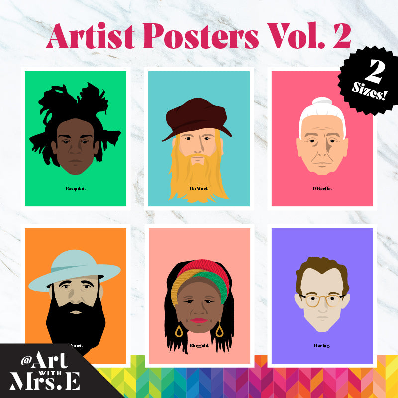 Artists Posters - Vol.2 | Digital Download – Art With Mrs. E