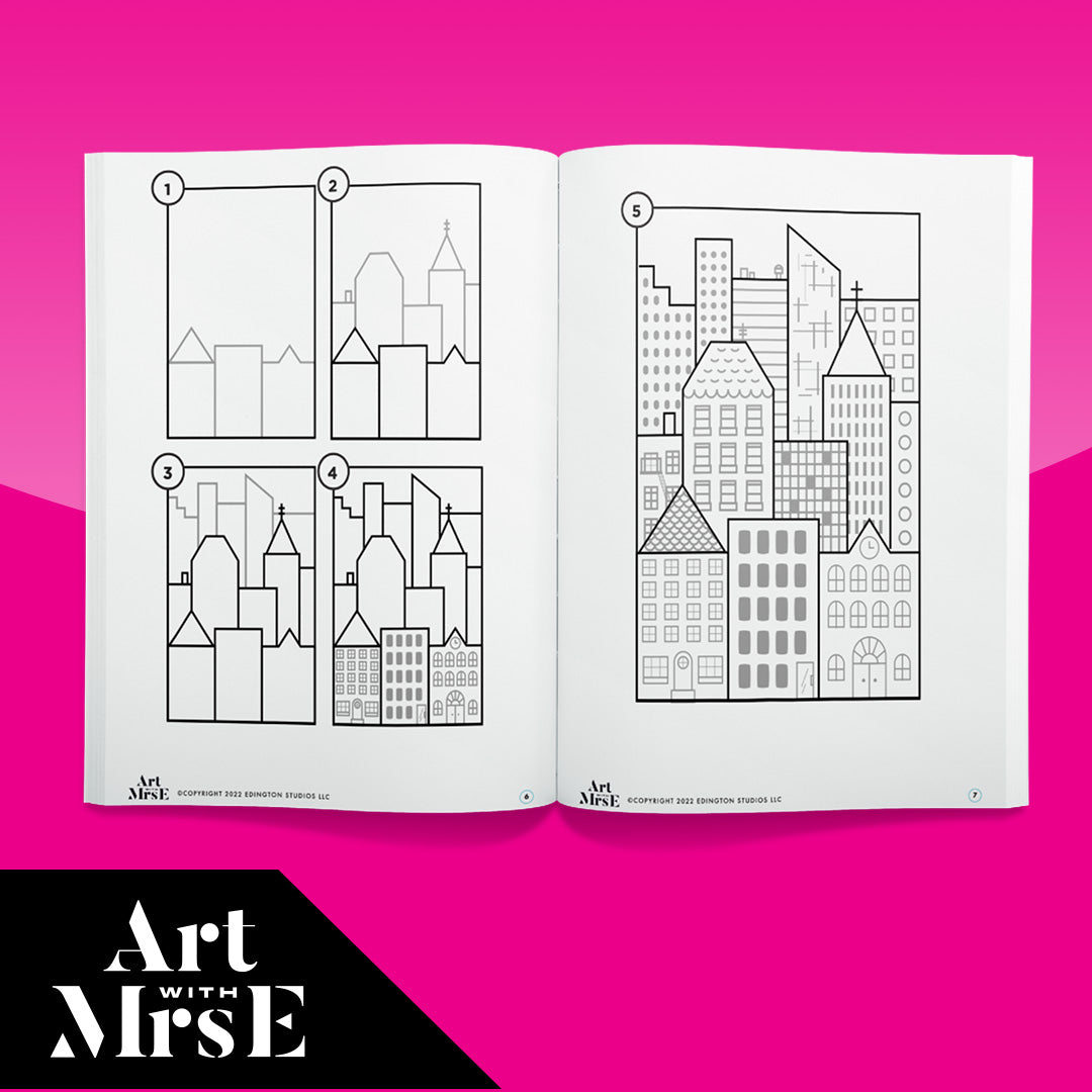 Cityscapes Drawing Guide | Digital Download