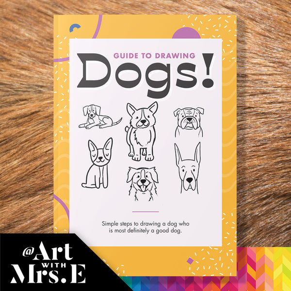 Dogs | Simple Drawing Guide | Digital Download