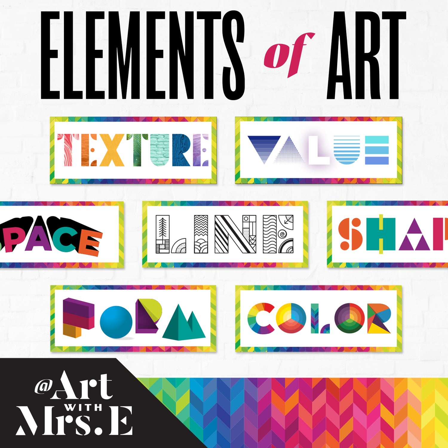 10 Must Have Teaching Visuals for the Art Room! – Art With Mrs. E