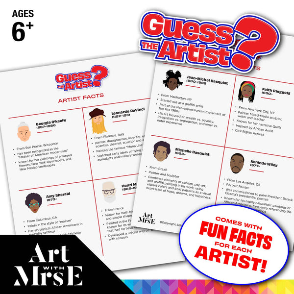 Guess the Artist! | Guess Who® Alternate Game!