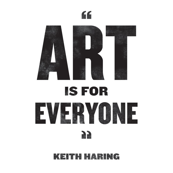 Keith Haring Quote Poster DIgital Download Art With Mrs E keith-haring-quote-poster-digital-download-art-with-mrs-e
