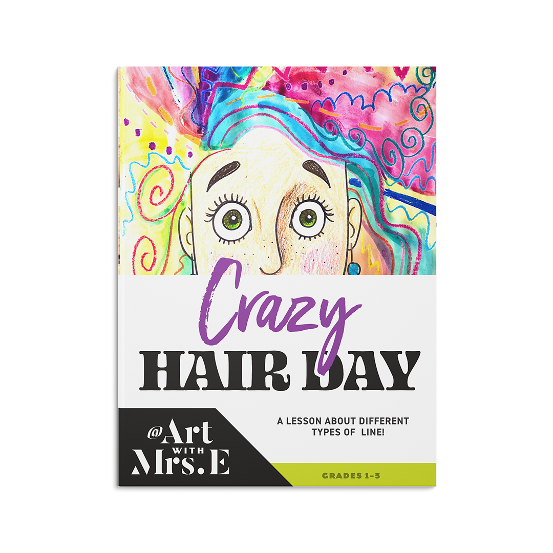 Crazy Hair Day | Art Lesson | Digital Download