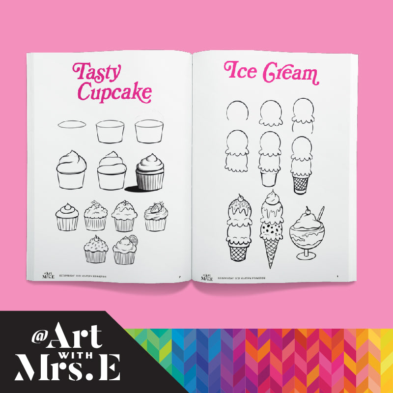 Tasty Treats Drawing Guide | Digital Download