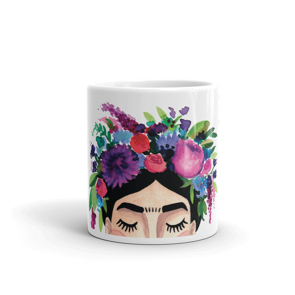 Floral Frida Mug - Purples