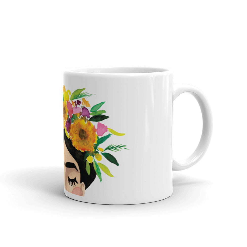 Floral Frida Mug - Yellows