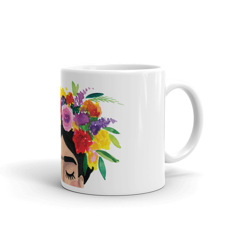 Floral Frida Mug - Reds + Yellows