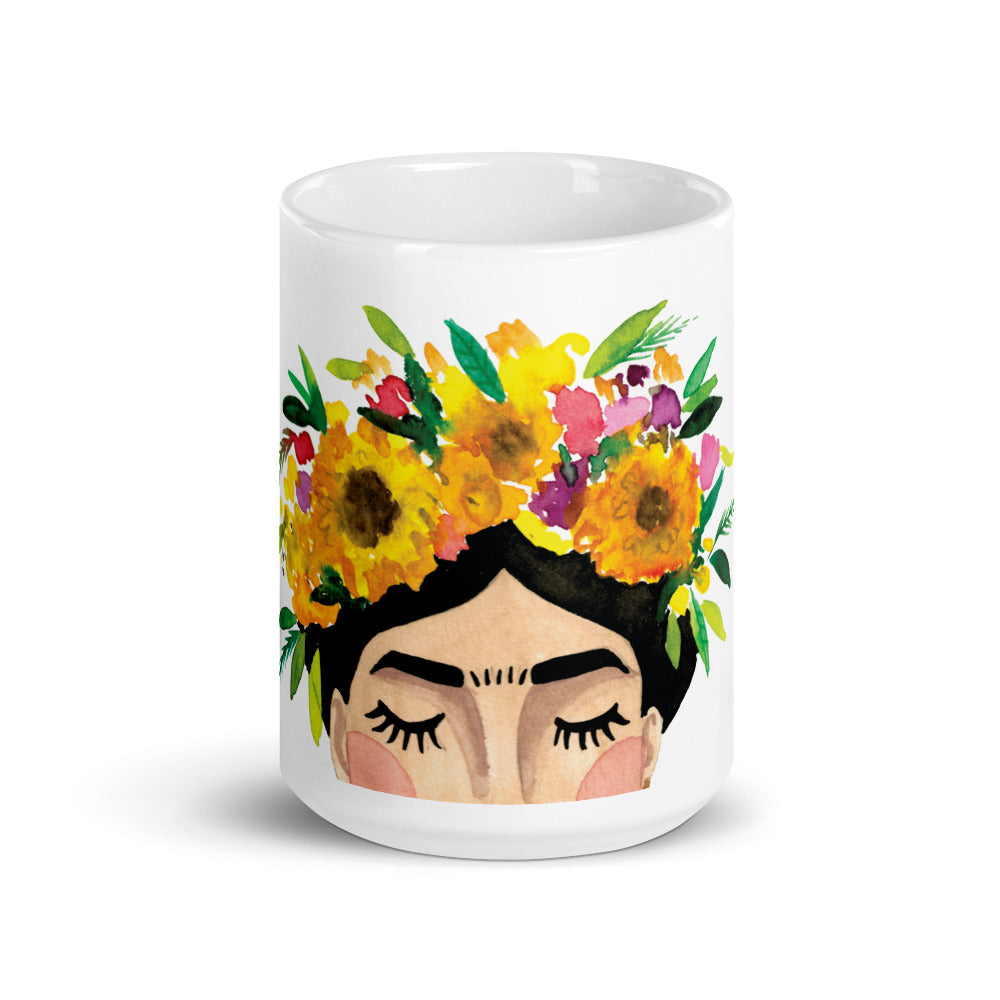 Floral Frida Mug - Yellows