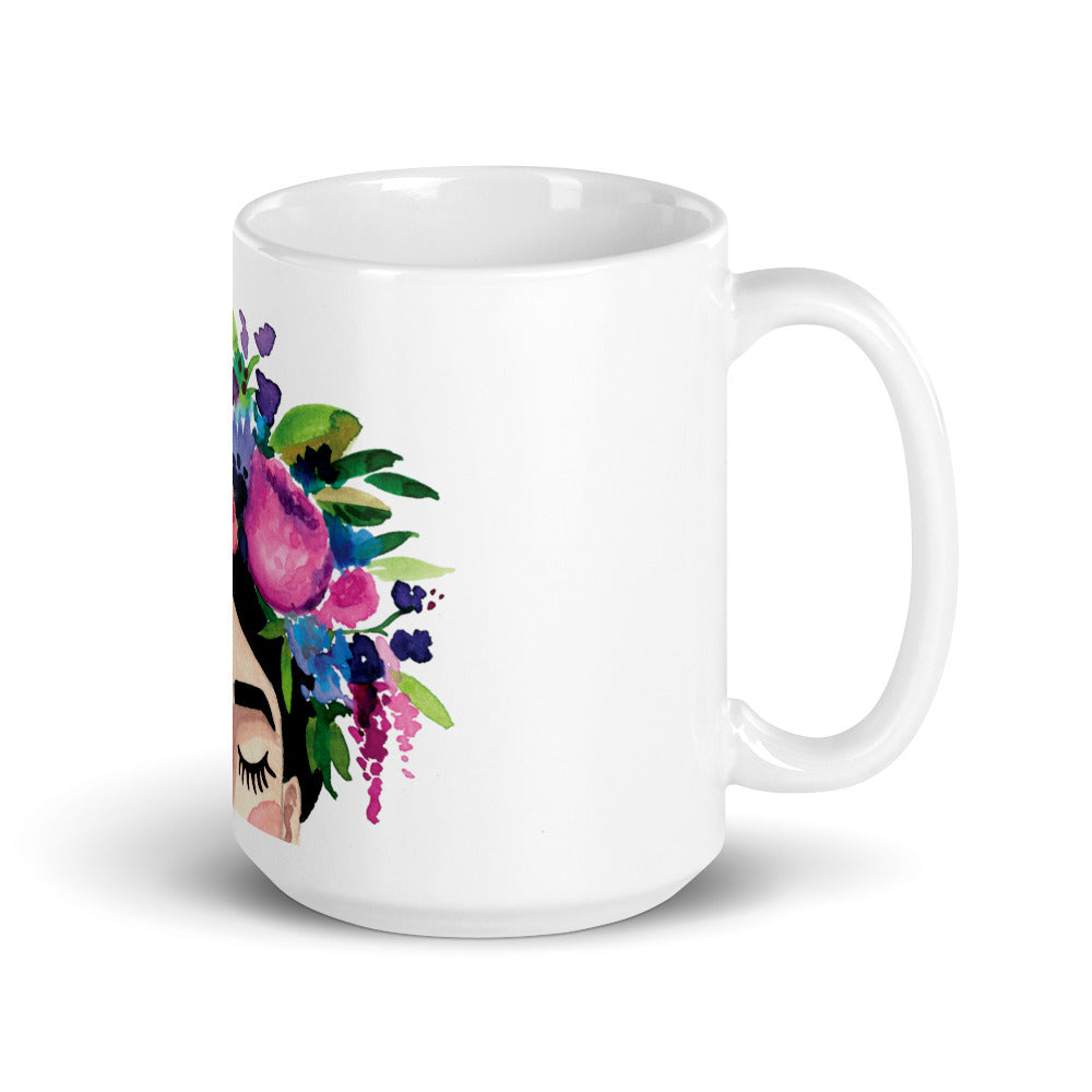 Floral Frida Mug - Purples